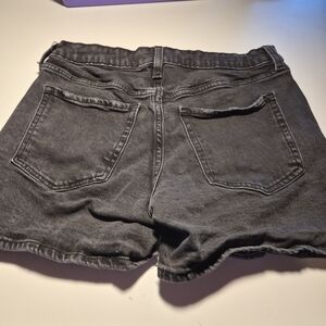 Women’s Black Denim Shorts